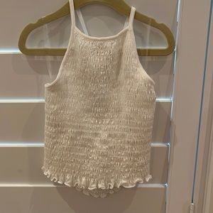 White crop top